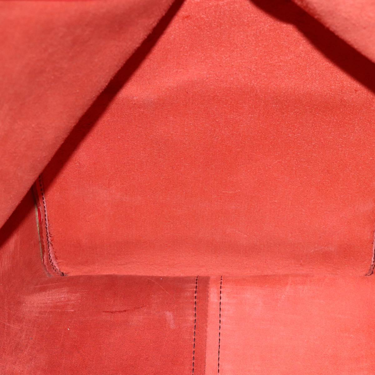 LOUIS VUITTON Epi Keepall 55 Boston Bag Red M42957 LV Auth 173121