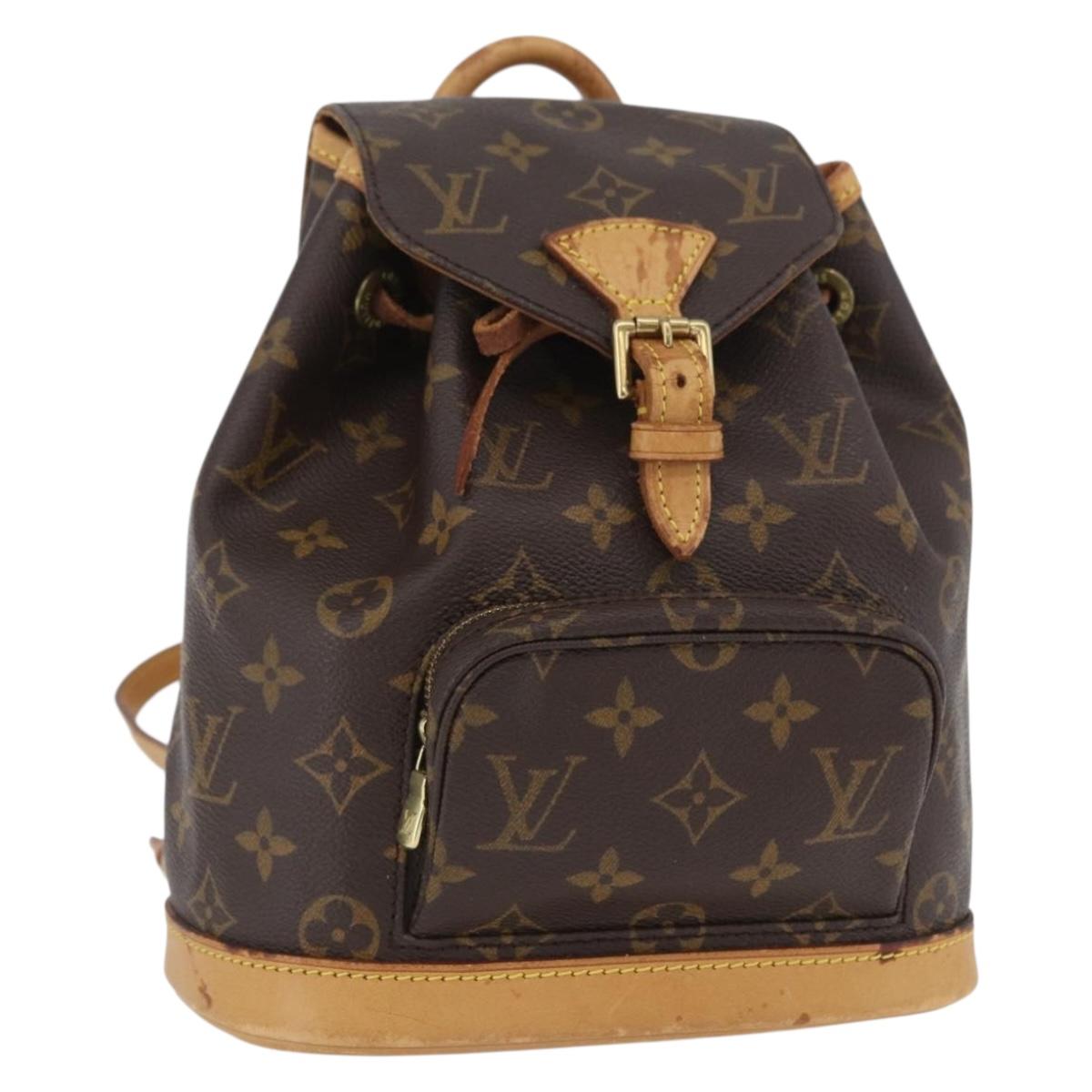 LOUIS VUITTON Monogram Montsouris PM Backpack M51137 LV Auth 173124