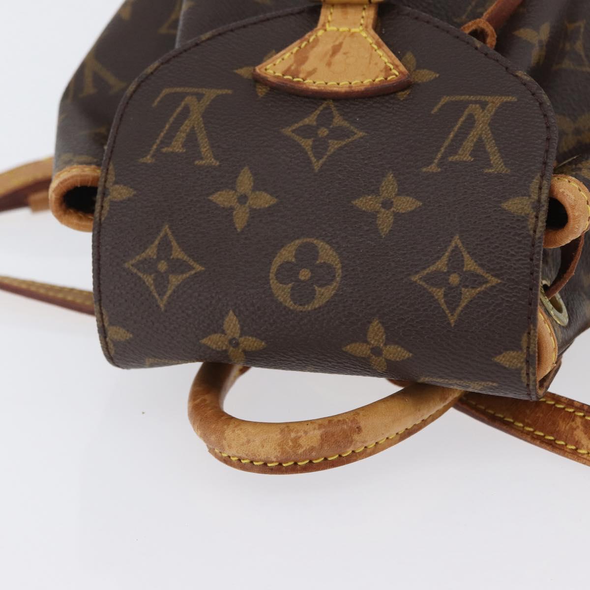LOUIS VUITTON Monogram Montsouris PM Backpack M51137 LV Auth 173124