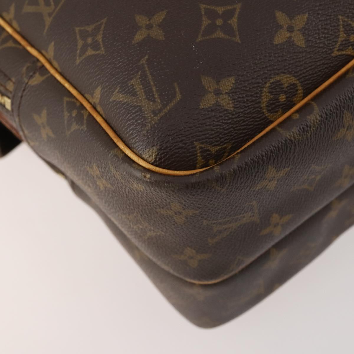 LOUIS VUITTON Monogram Reporter GM Shoulder Bag M45252 LV Auth 173126