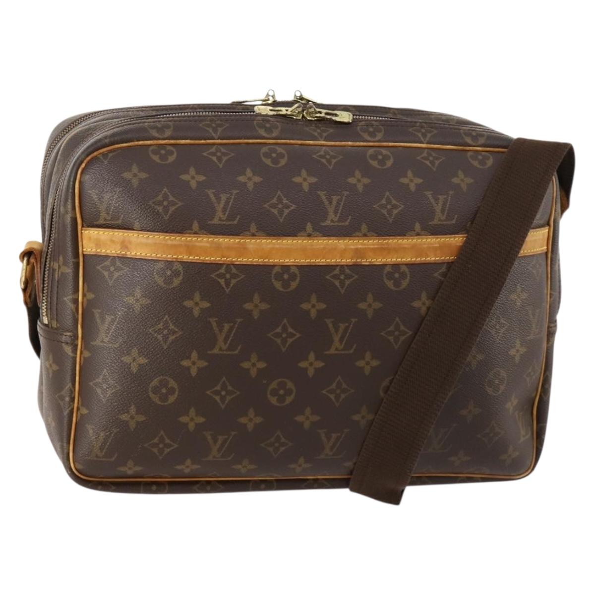 LOUIS VUITTON Monogram Reporter GM Shoulder Bag M45252 LV Auth 173126