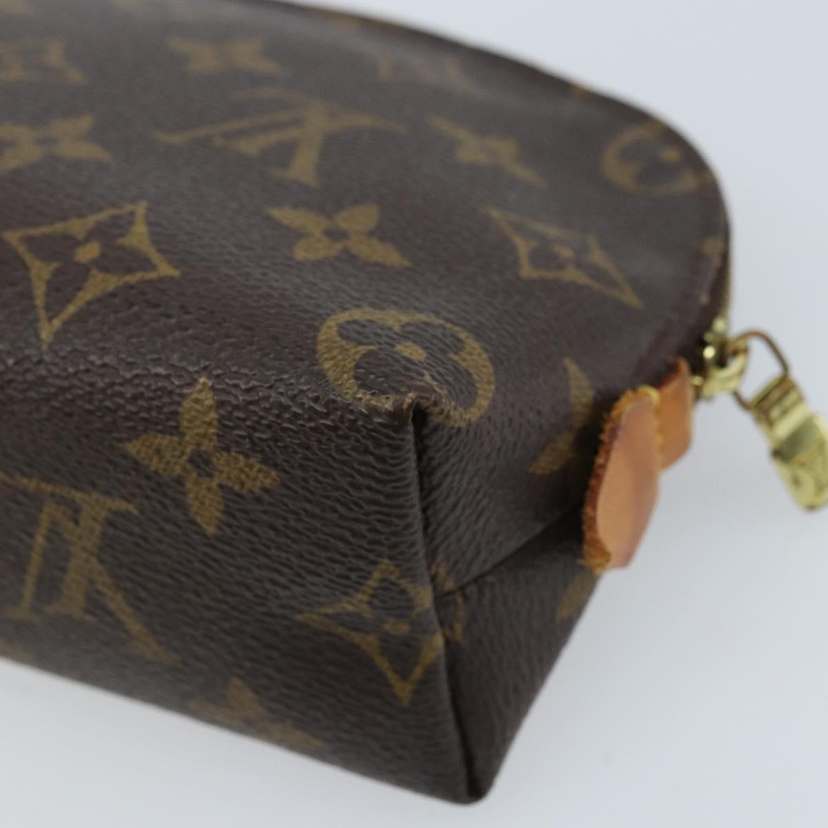 LOUIS VUITTON Monogram Pochette Cosmetic PM Pouch M43998 LV Auth 173139