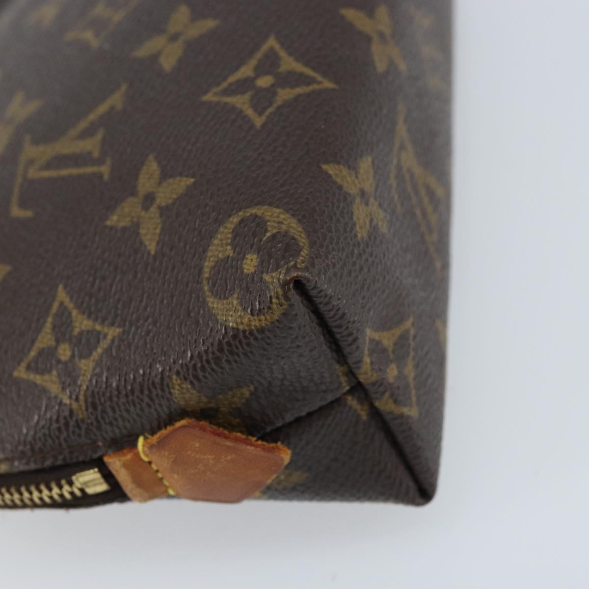 LOUIS VUITTON Monogram Pochette Cosmetic PM Pouch M43998 LV Auth 173139