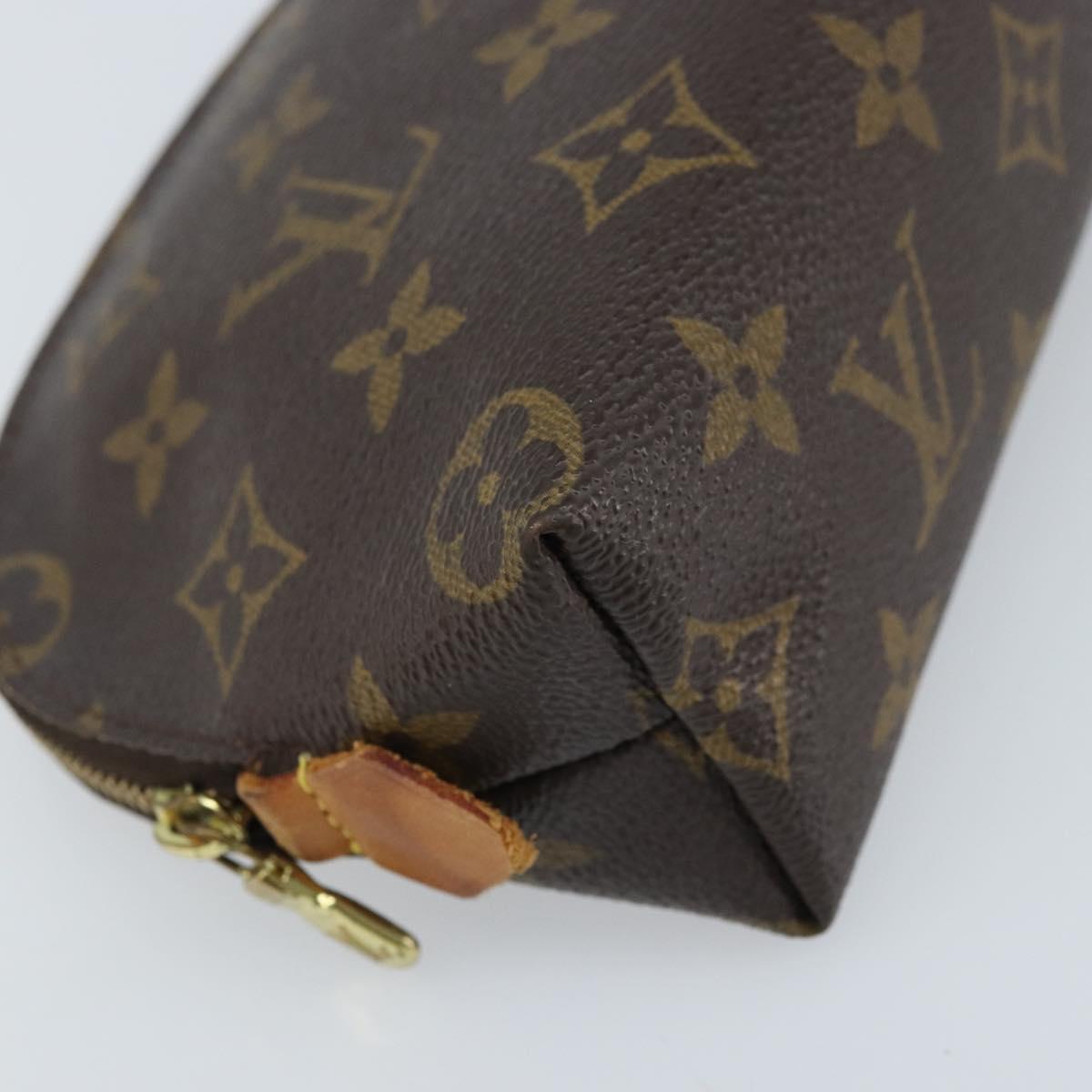 LOUIS VUITTON Monogram Pochette Cosmetic PM Pouch M43998 LV Auth 173139