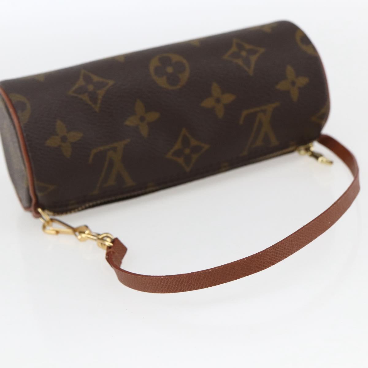 LOUIS VUITTON Monogram Papillon Pouch LV Auth 173142