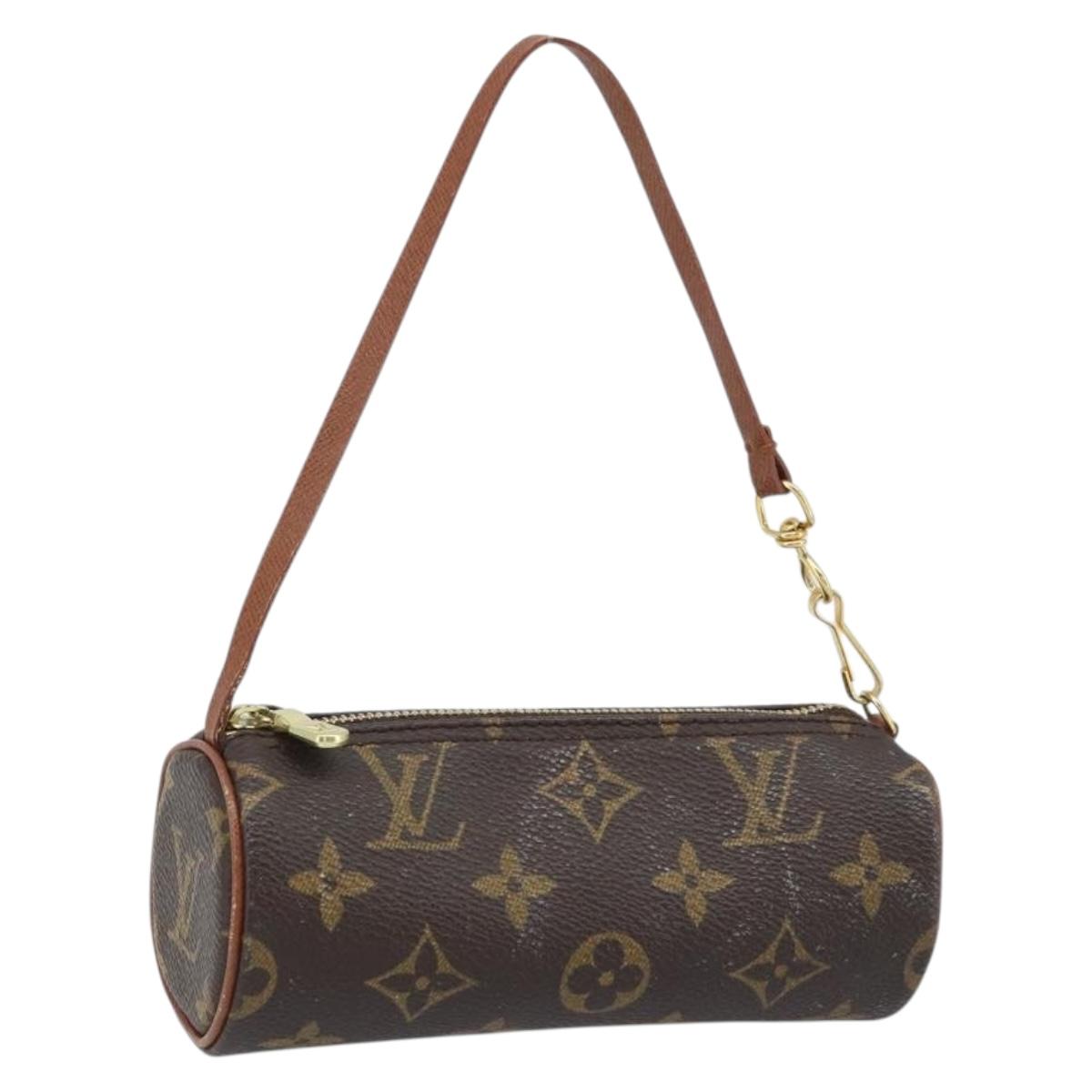 LOUIS VUITTON Monogram Papillon Pouch LV Auth 173144