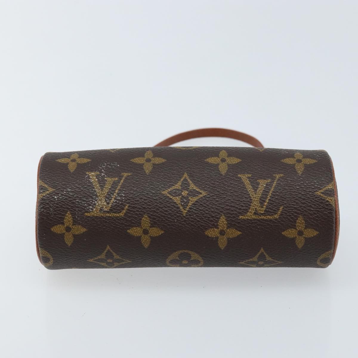 LOUIS VUITTON Monogram Papillon Pouch LV Auth 173144