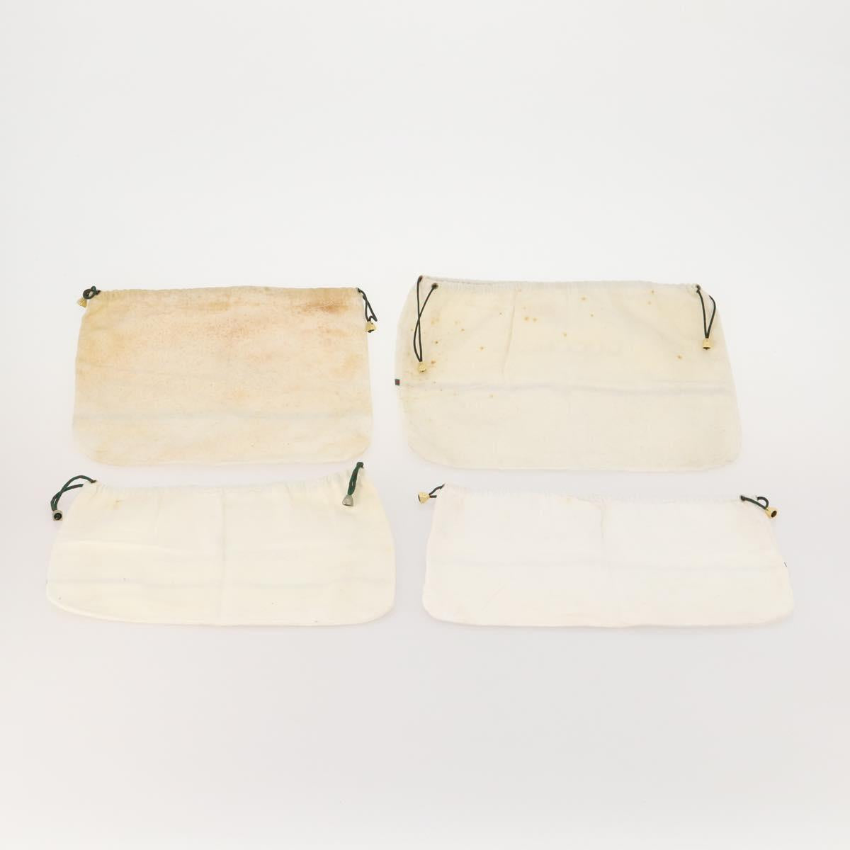 GUCCI Dust Bag Cotton 30 Sheets Set White Auth 173148