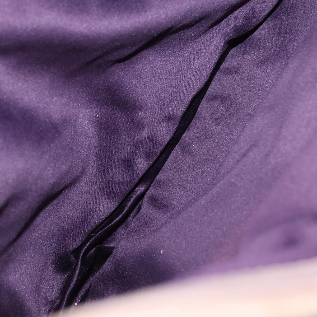 Miu Miu Matelasse Shoulder Bag Leather 2way Pink Gold Auth 173154