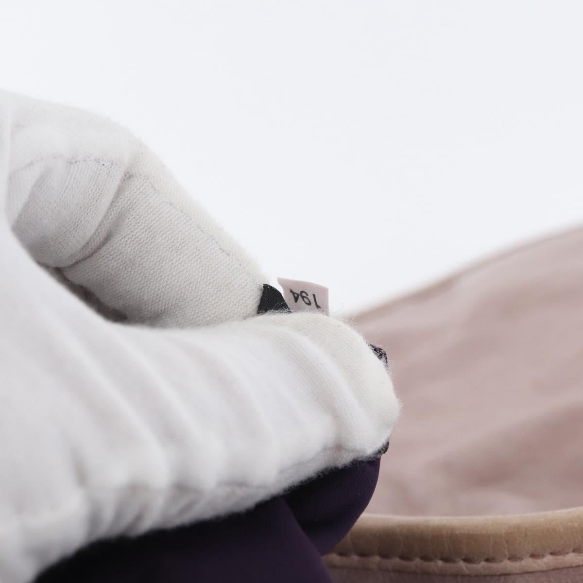 Miu Miu Matelasse Shoulder Bag Leather 2way Pink Gold Auth 173154