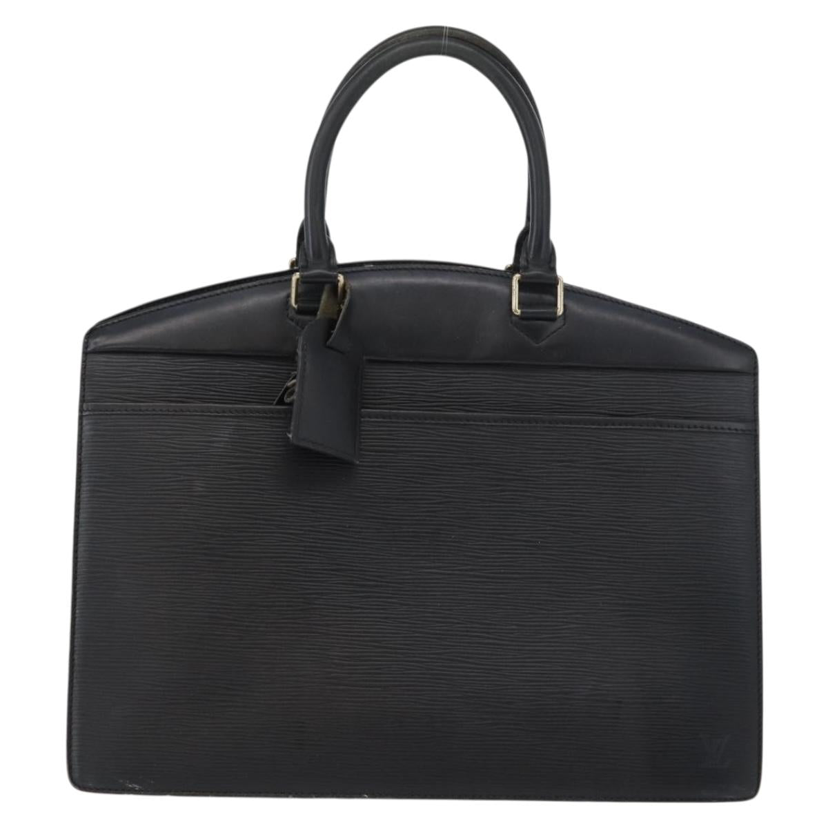 LOUIS VUITTON Epi Riviera Hand Bag Noir Black M48182 LV Auth 173162
