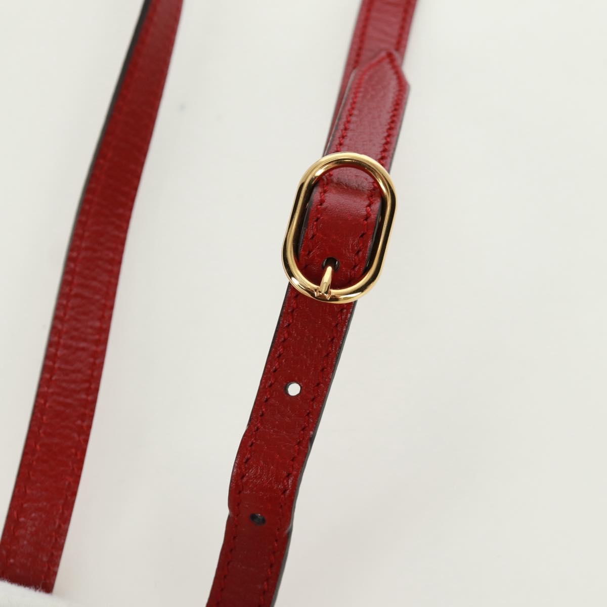 GUCCI GUCCI テ Doraemon Micro GG Supreme Bag PVC Beige Gold 647801 Auth 173166SAM
