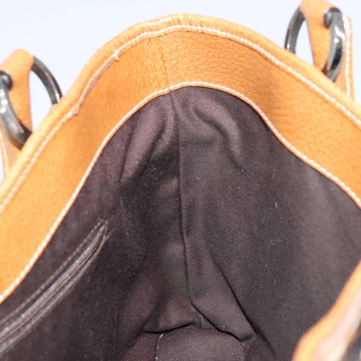 GUCCI GG Canvas Tote Bag Beige Brown 113015 Auth 173169V