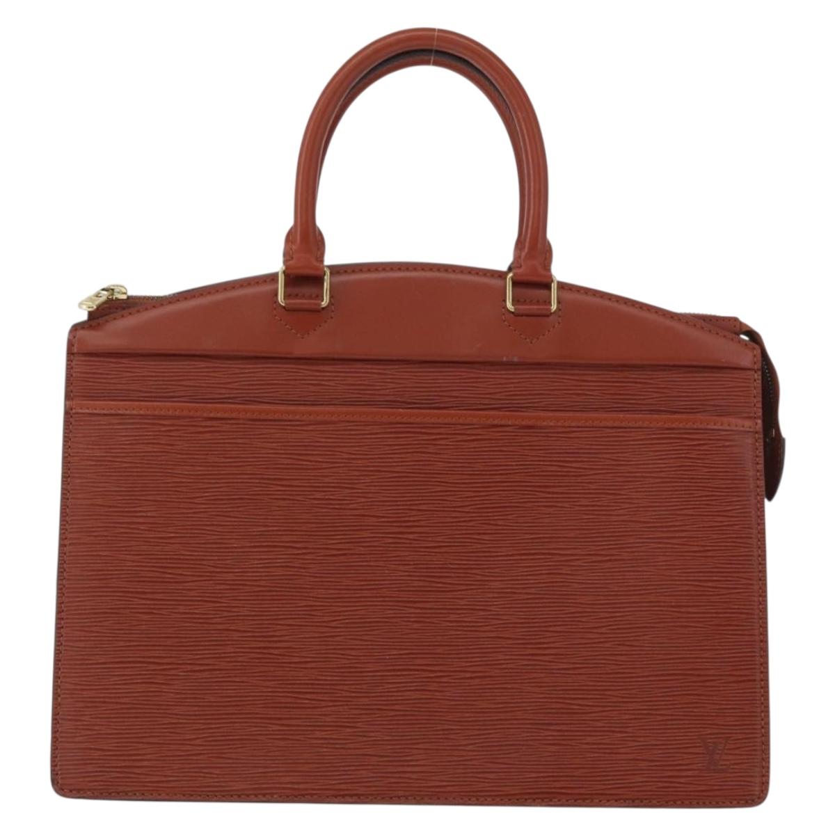 LOUIS VUITTON Epi Riviera Hand Bag Brown M48183 LV Auth 173175