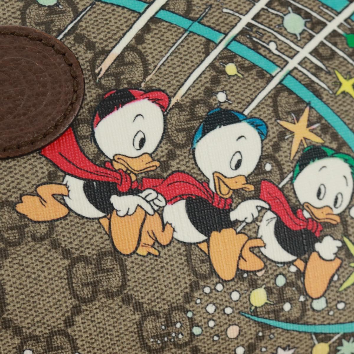 GUCCI GG Supreme Disney Collaboration Waist bag PVC Beige 602695 Auth 173187SAM