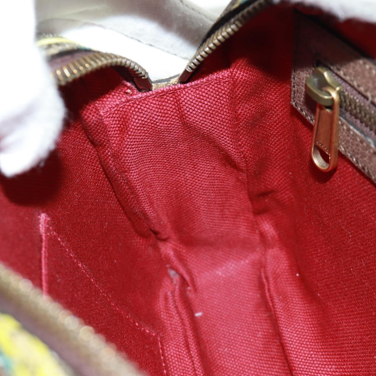 GUCCI GG Supreme Disney Collaboration Waist bag PVC Beige 602695 Auth 173187SAM