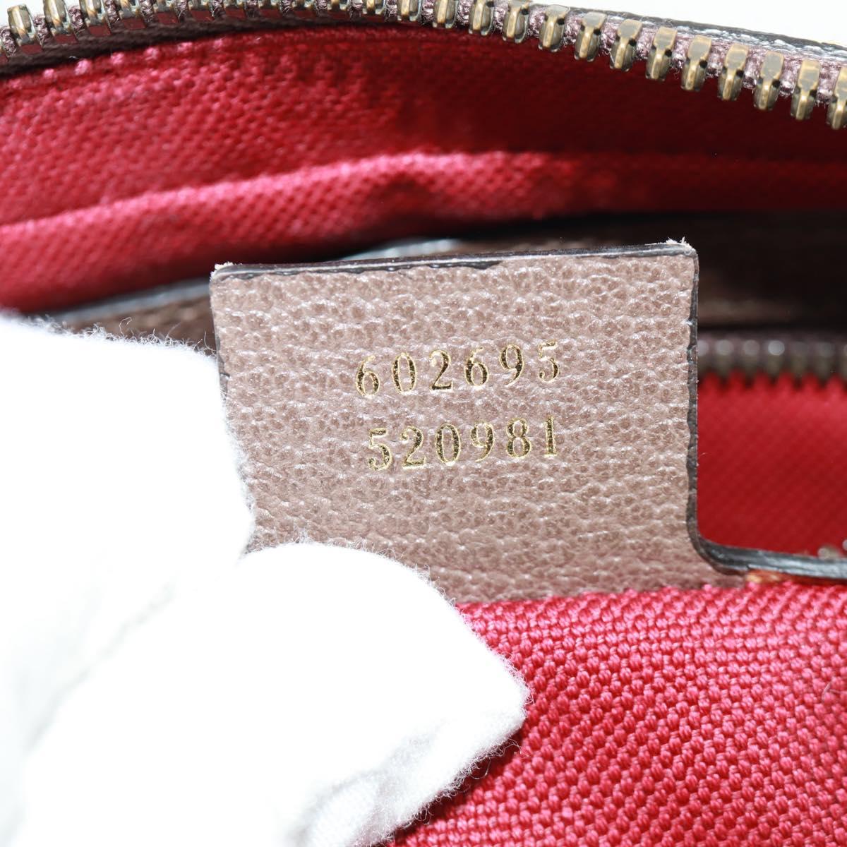 GUCCI GG Supreme Disney Collaboration Waist bag PVC Beige 602695 Auth 173187SAM