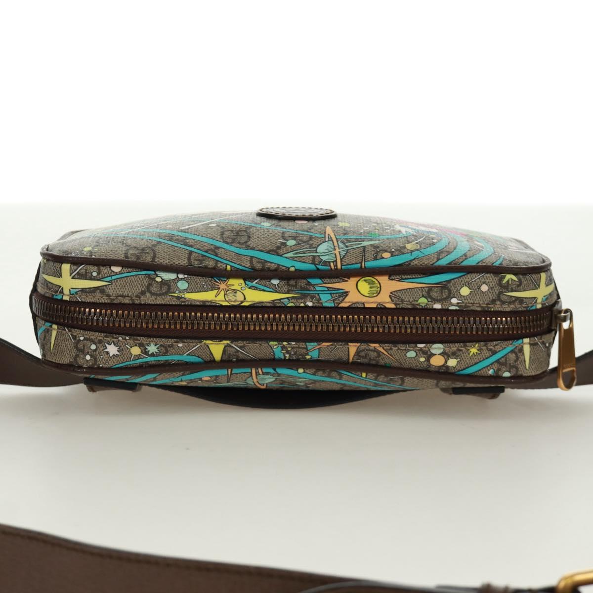 GUCCI GG Supreme Disney Collaboration Waist bag PVC Beige 602695 Auth 173187SAM