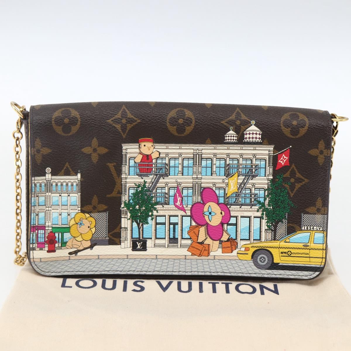 LOUIS VUITTON Monogram Vivienne Pochette Felice Bag M81762 LV Auth 173194SAM