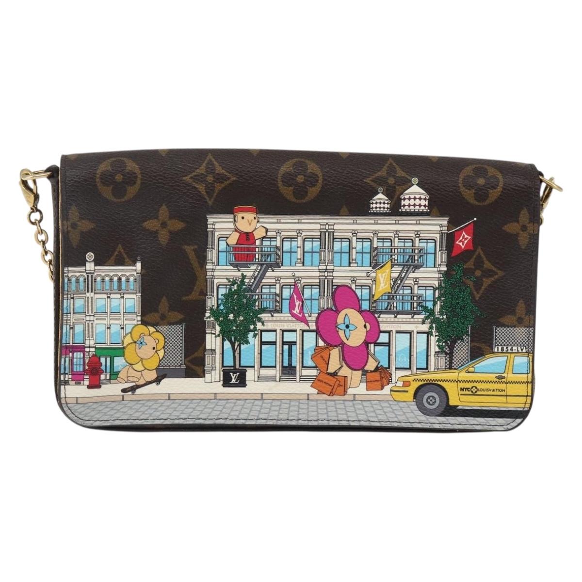 LOUIS VUITTON Monogram Vivienne Pochette Felice Bag M81762 LV Auth 173194SAM