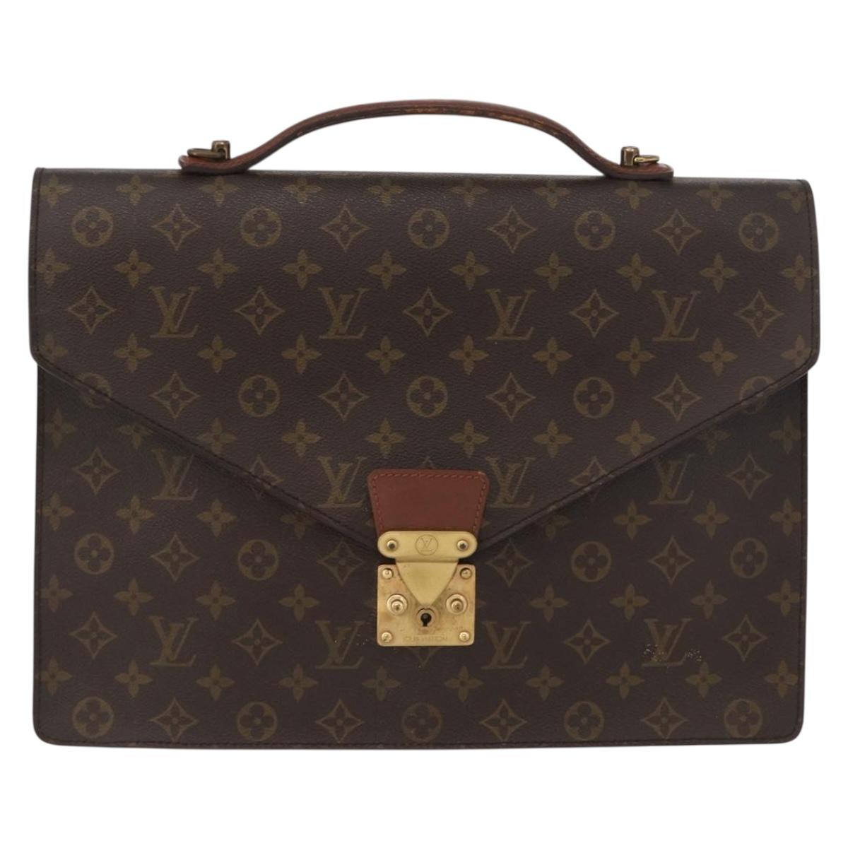 LOUIS VUITTON Monogram Porte Documents Bandouliere Bag M53338 LV Auth 173204