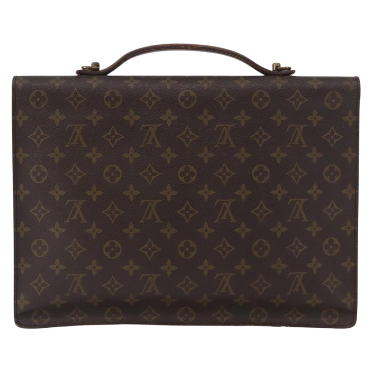 LOUIS VUITTON Monogram Porte Documents Bandouliere Bag M53338 LV Auth 173204