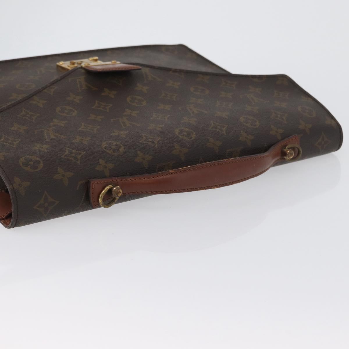 LOUIS VUITTON Monogram Porte Documents Bandouliere Bag M53338 LV Auth 173204