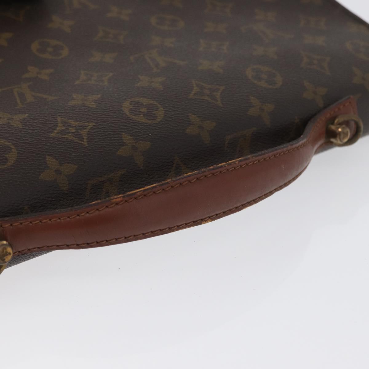 LOUIS VUITTON Monogram Porte Documents Bandouliere Bag M53338 LV Auth 173204
