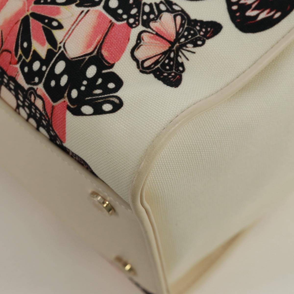 BVLGARI Bag Canvas 2way MARY KATRANTZOU Collaboration White Gold Auth 173206M
