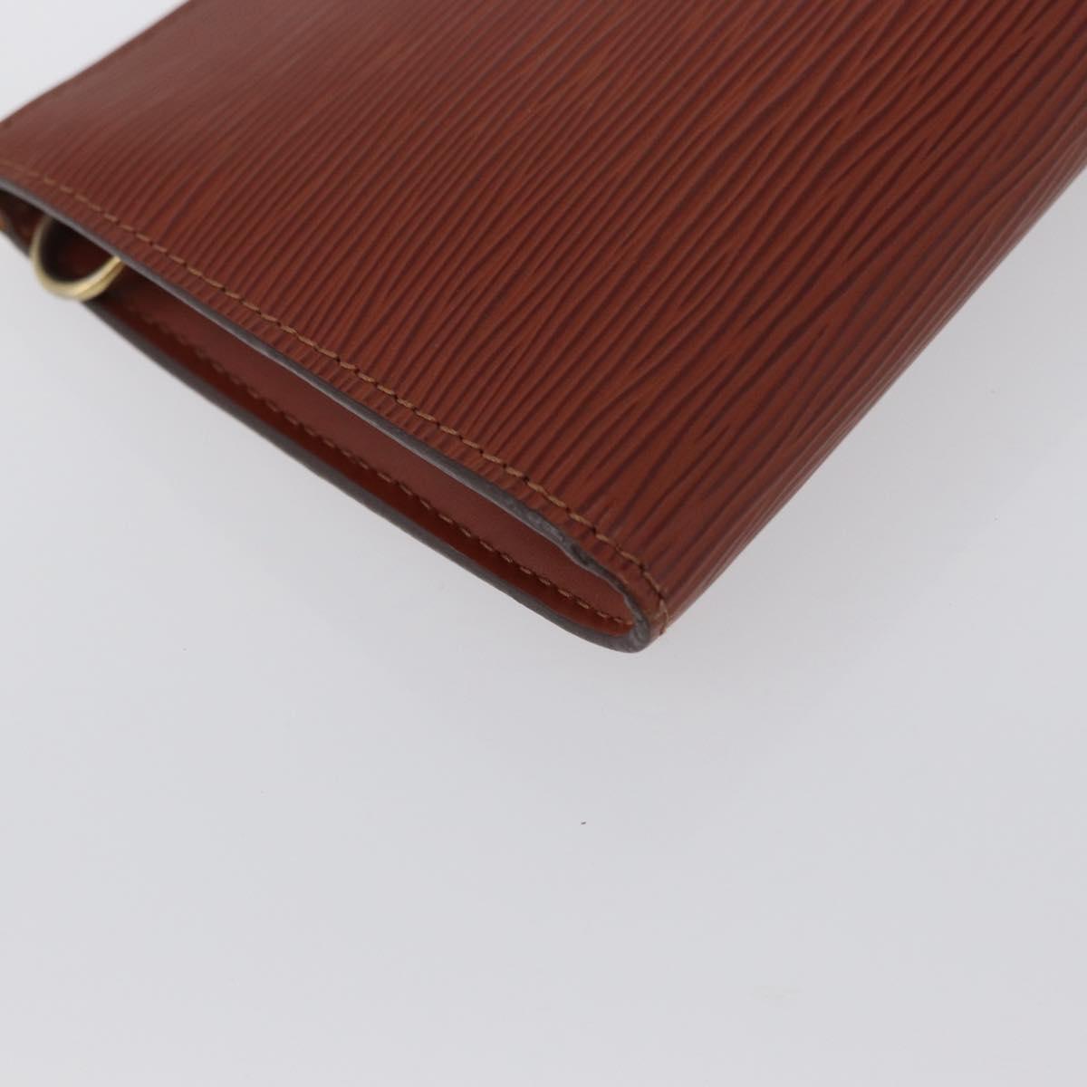 LOUIS VUITTON Epi Pochette Accessoires Pouch Brown M52953 LV Auth 173216
