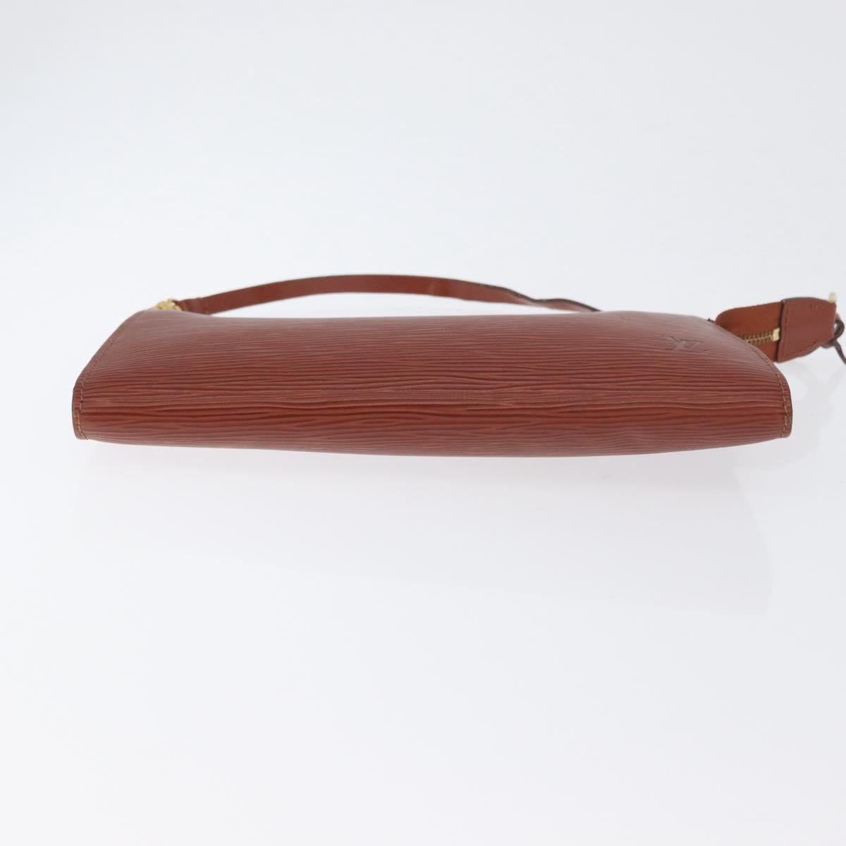 LOUIS VUITTON Epi Pochette Accessoires Pouch Brown M52953 LV Auth 173216