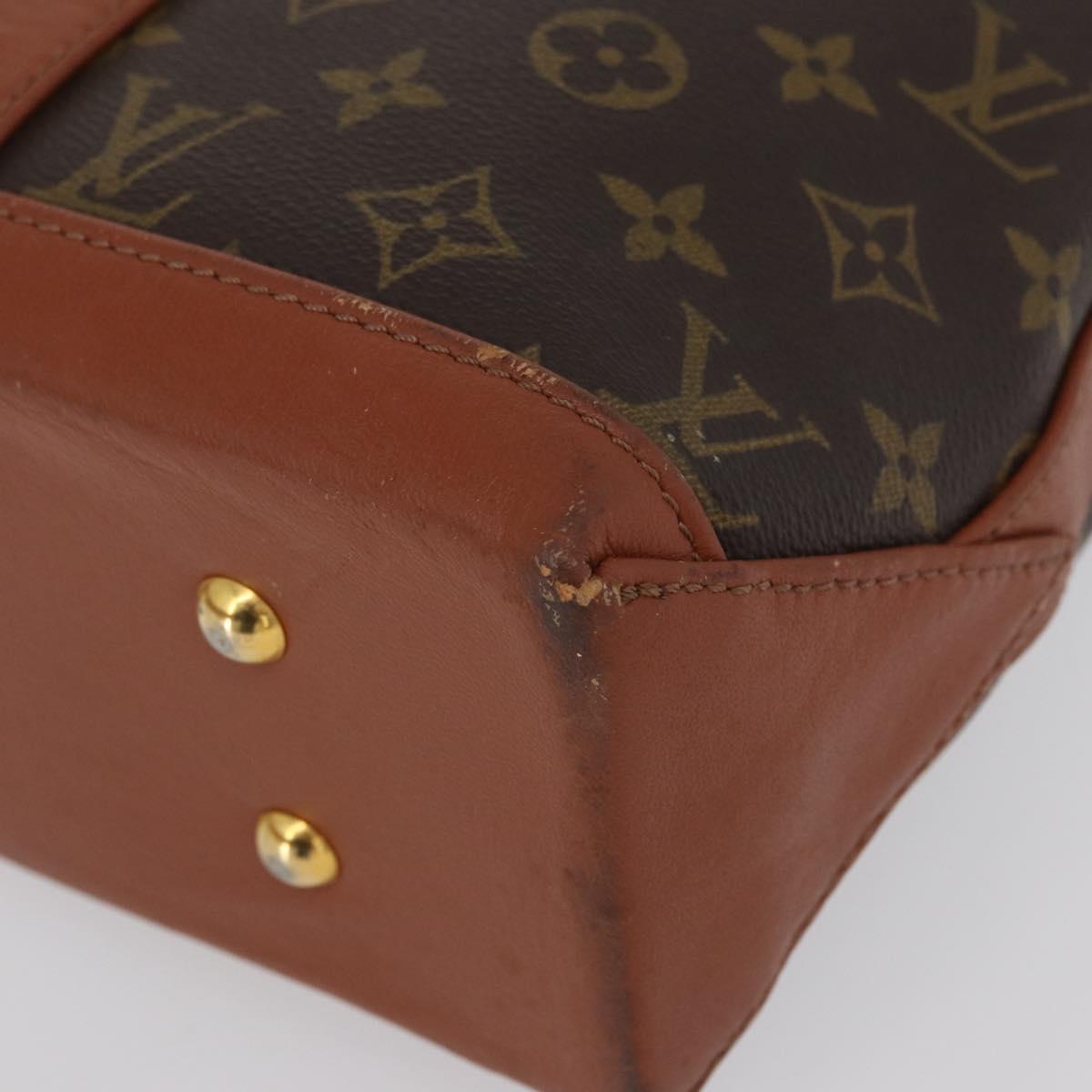 LOUIS VUITTON Monogram Sac Weekend PM Hand Bag M42425 LV Auth 173227