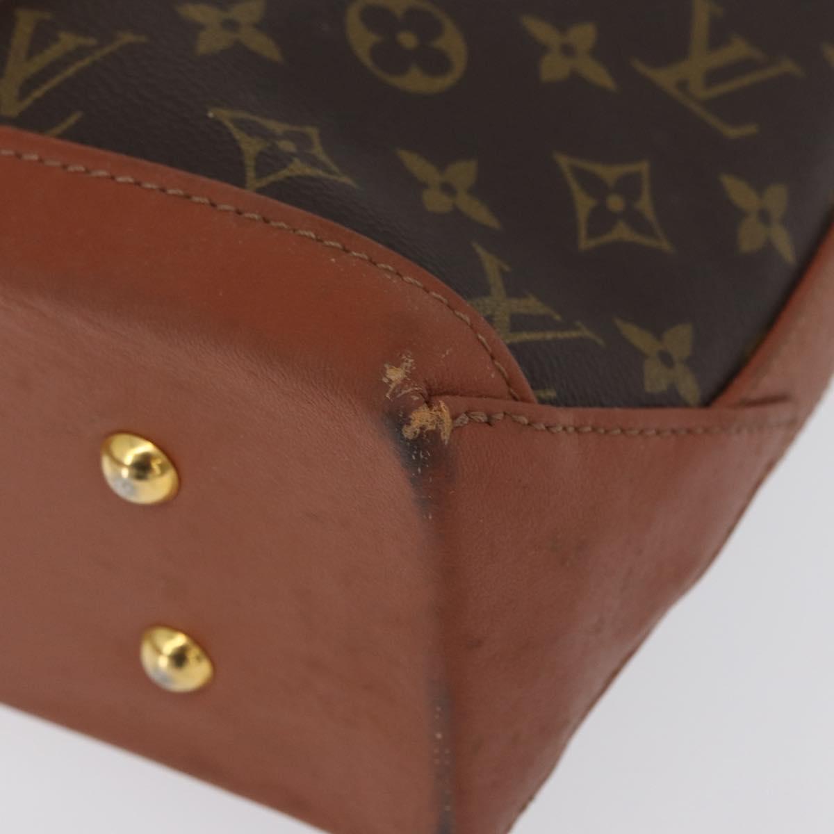 LOUIS VUITTON Monogram Sac Weekend PM Hand Bag M42425 LV Auth 173227