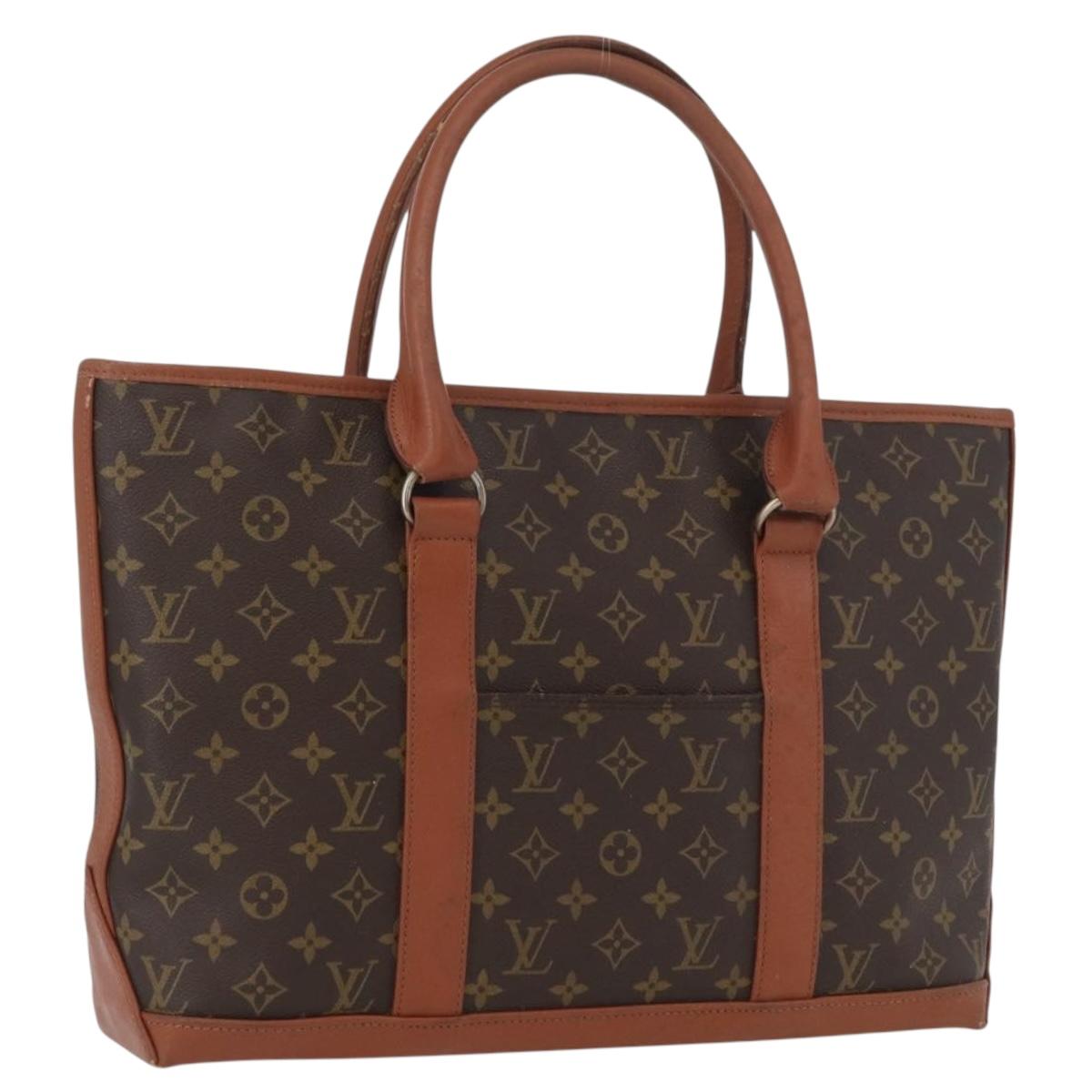 LOUIS VUITTON Monogram Sac Weekend PM Hand Bag M42425 LV Auth 173227