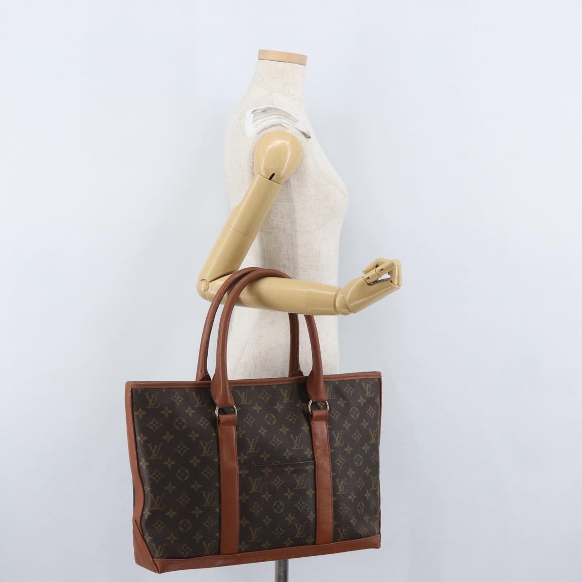 LOUIS VUITTON Monogram Sac Weekend PM Hand Bag M42425 LV Auth 173227