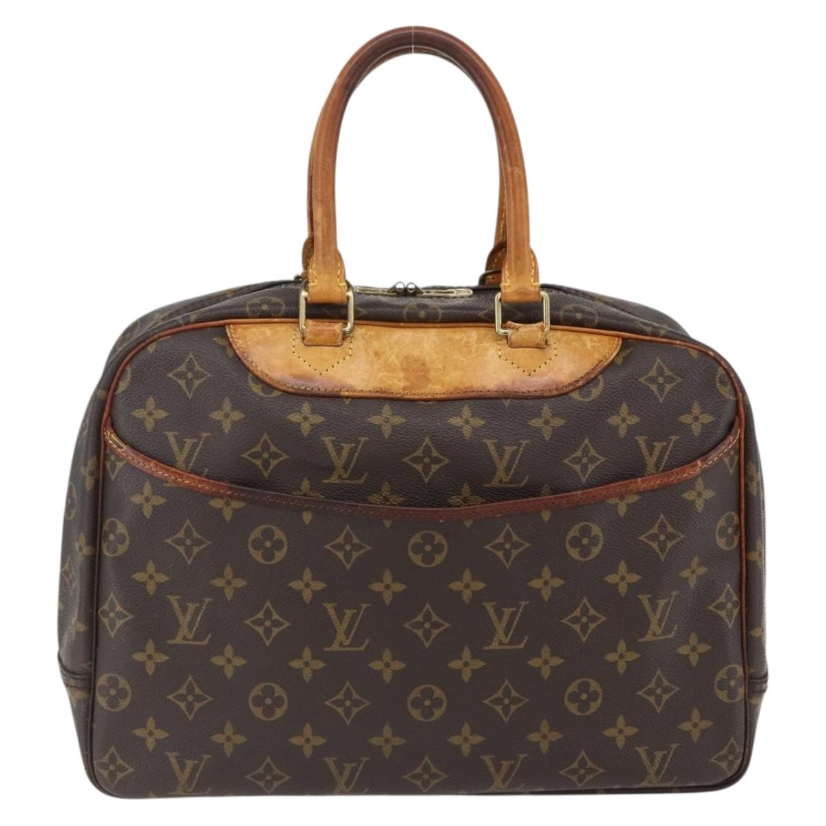 LOUIS VUITTON Monogram Deauville Hand Bag M47270 LV Auth 173228