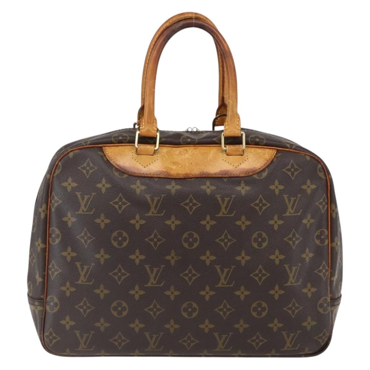 LOUIS VUITTON Monogram Deauville Hand Bag M47270 LV Auth 173228