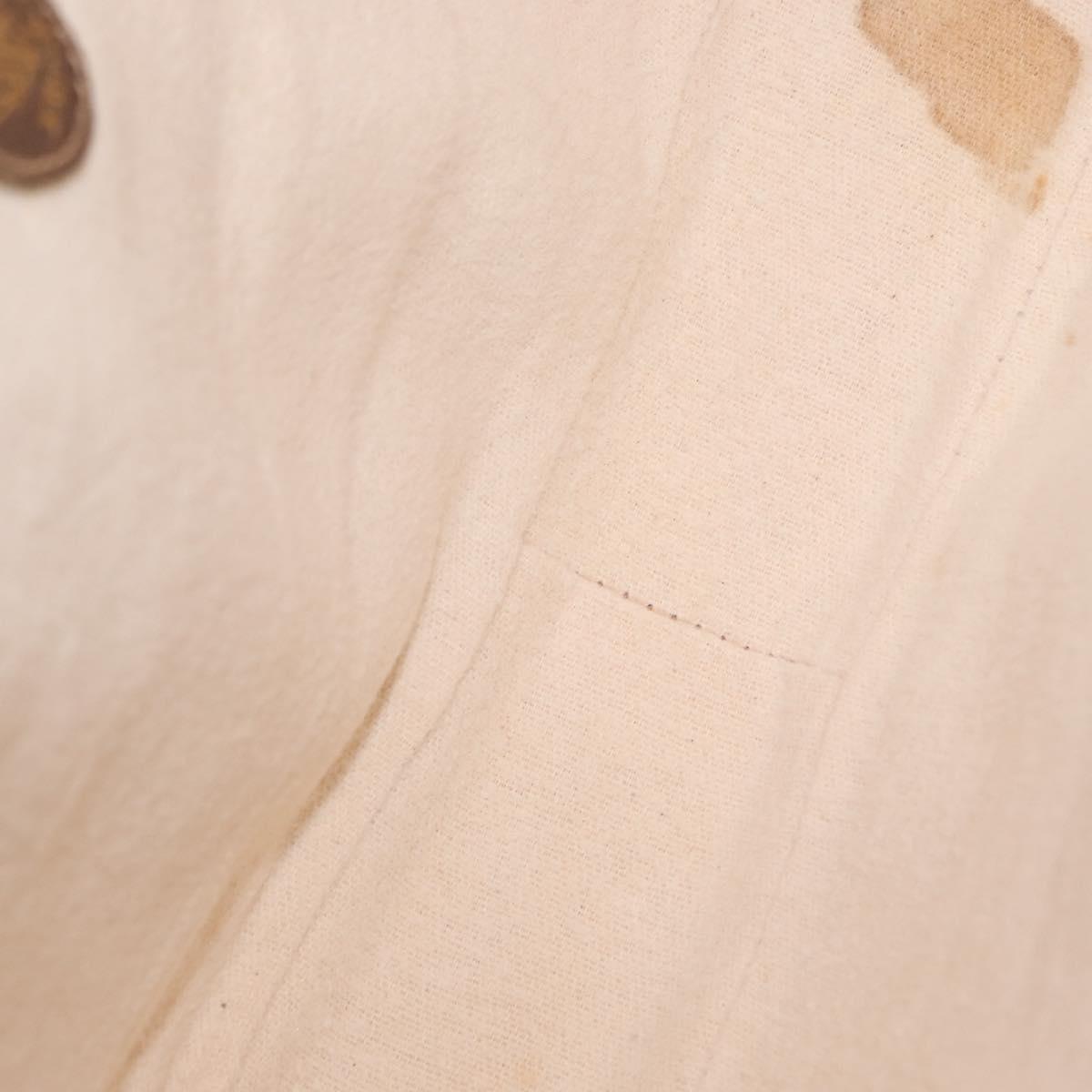 GUCCI Web Sherry Line Boots Metal Shoulder Bag Leather Brown Gold Auth 173249A