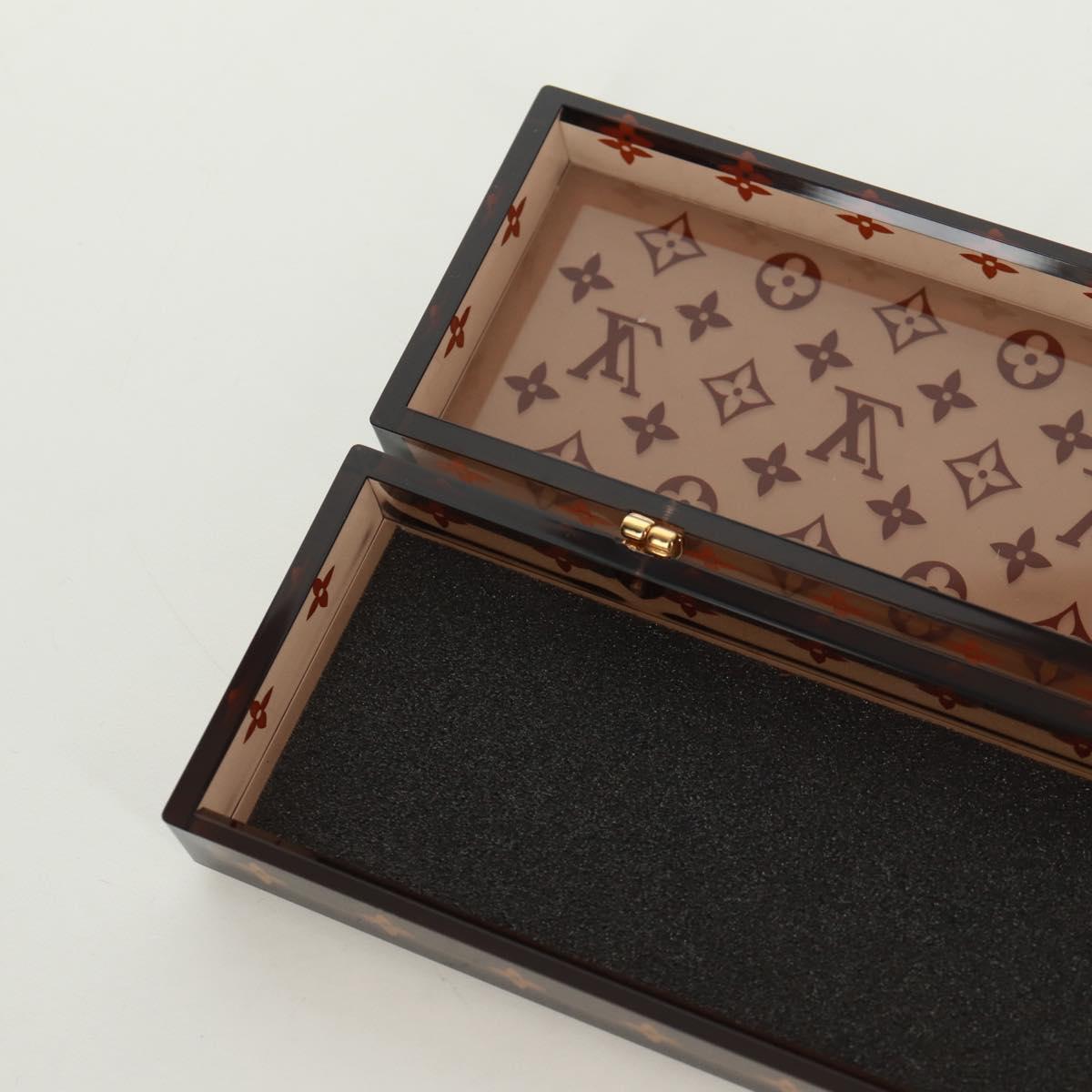 LOUIS VUITTON Monogram Chop Stick Wood Brown LV Auth 173258A
