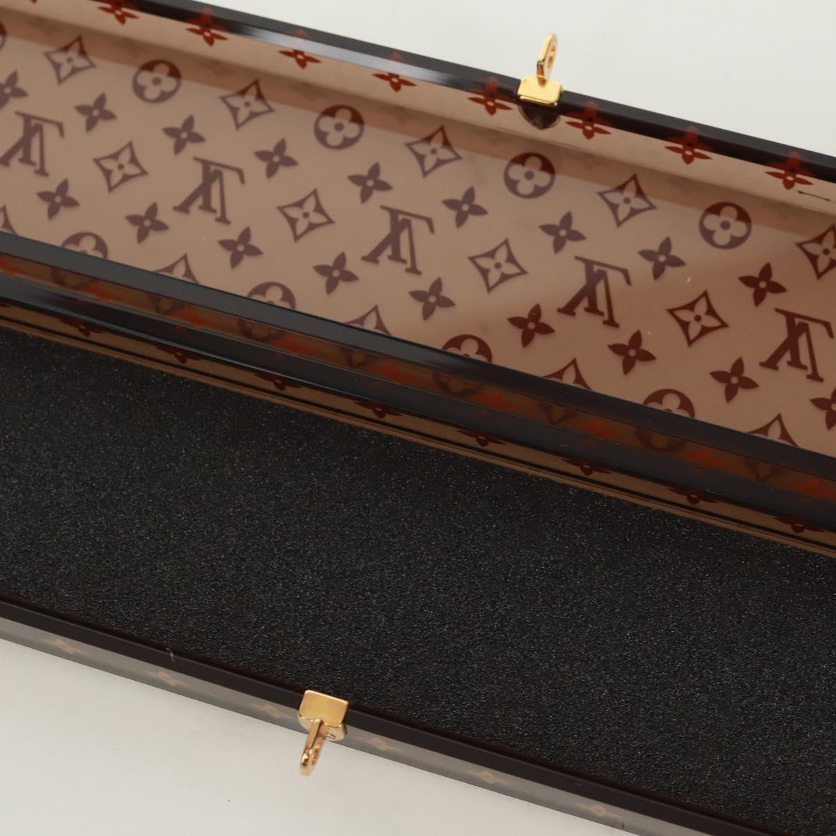 LOUIS VUITTON Monogram Chop Stick Wood Brown LV Auth 173258A