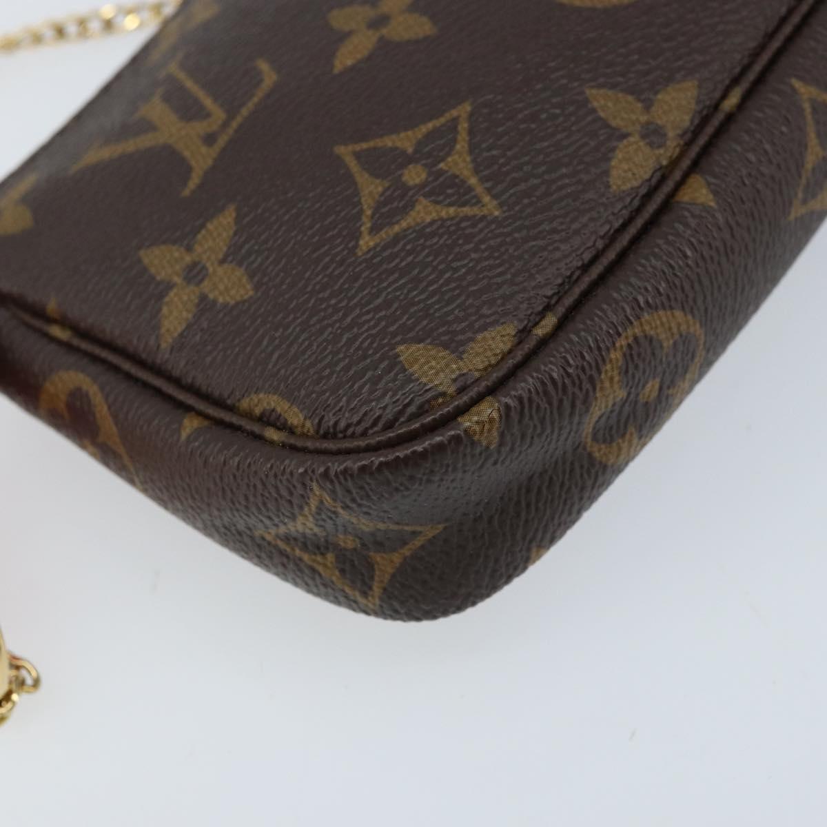 LOUIS VUITTON Monogram Vivienne Mini Pochette Accessoires M80863 LV Auth 173263SAM