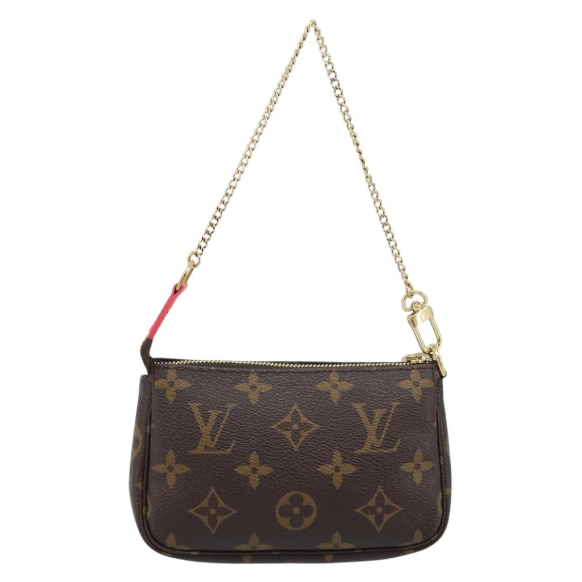 LOUIS VUITTON Monogram Vivienne Mini Pochette Accessoires M80863 LV Auth 173263SAM