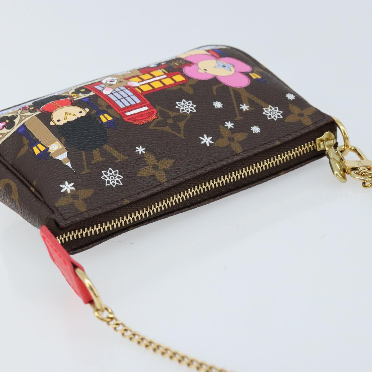 LOUIS VUITTON Monogram Vivienne Mini Pochette Accessoires M80863 LV Auth 173263SAM