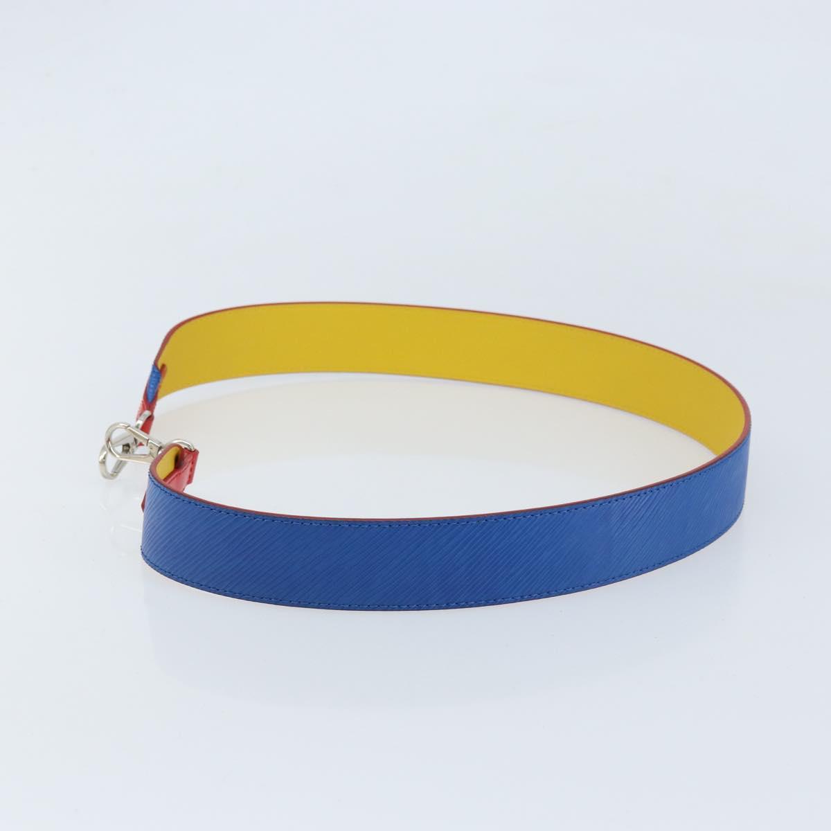 LOUIS VUITTON Epi Shoulder Strap 98m Blue LV Auth 173264V