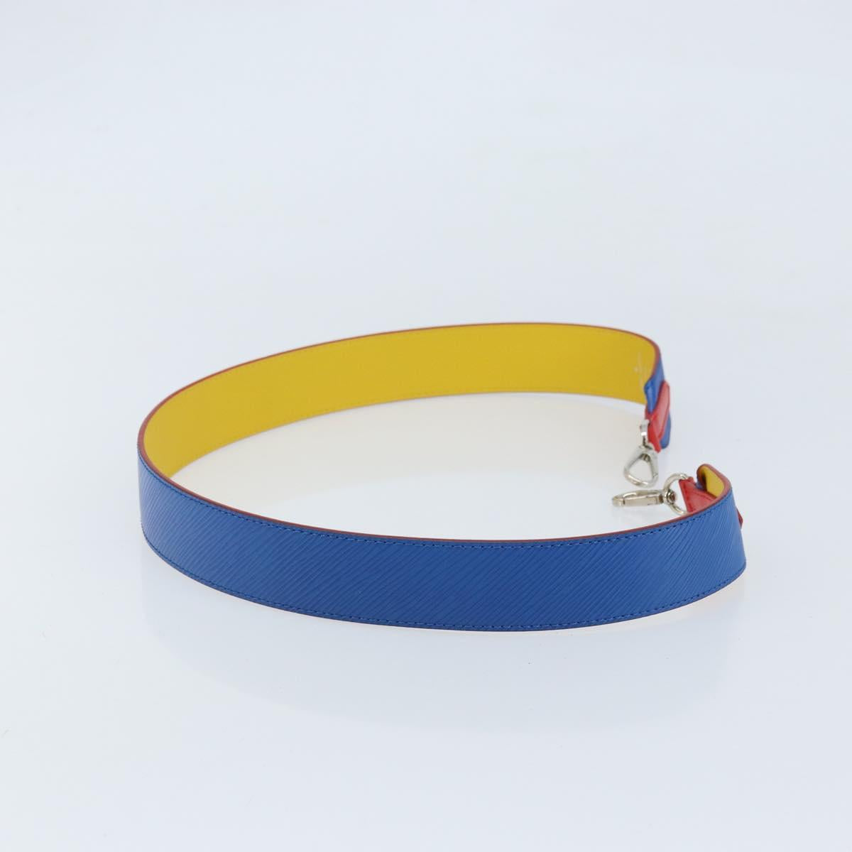 LOUIS VUITTON Epi Shoulder Strap 98m Blue LV Auth 173264V