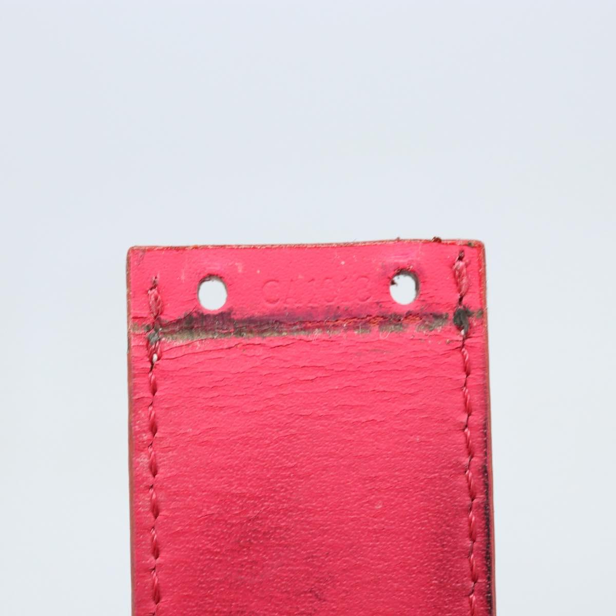 LOUIS VUITTON Multicolor Ceinture Carre Belt White LV Auth 173265