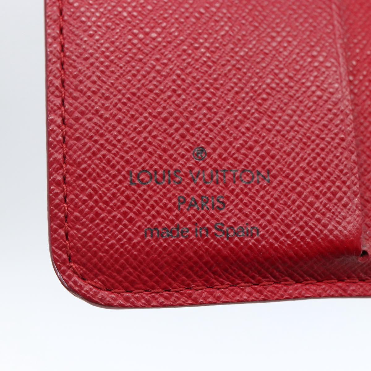 LOUIS VUITTON Monogram Cherry Compact zip Bifold Wallet M95005 LV Auth 173270V