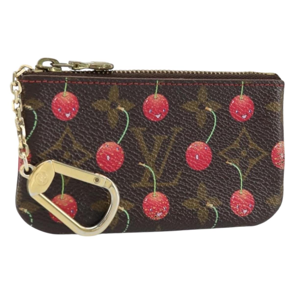 LOUIS VUITTON Monogram Cherry Pochette Cles Coin Purse M95042 LV Auth 173273V