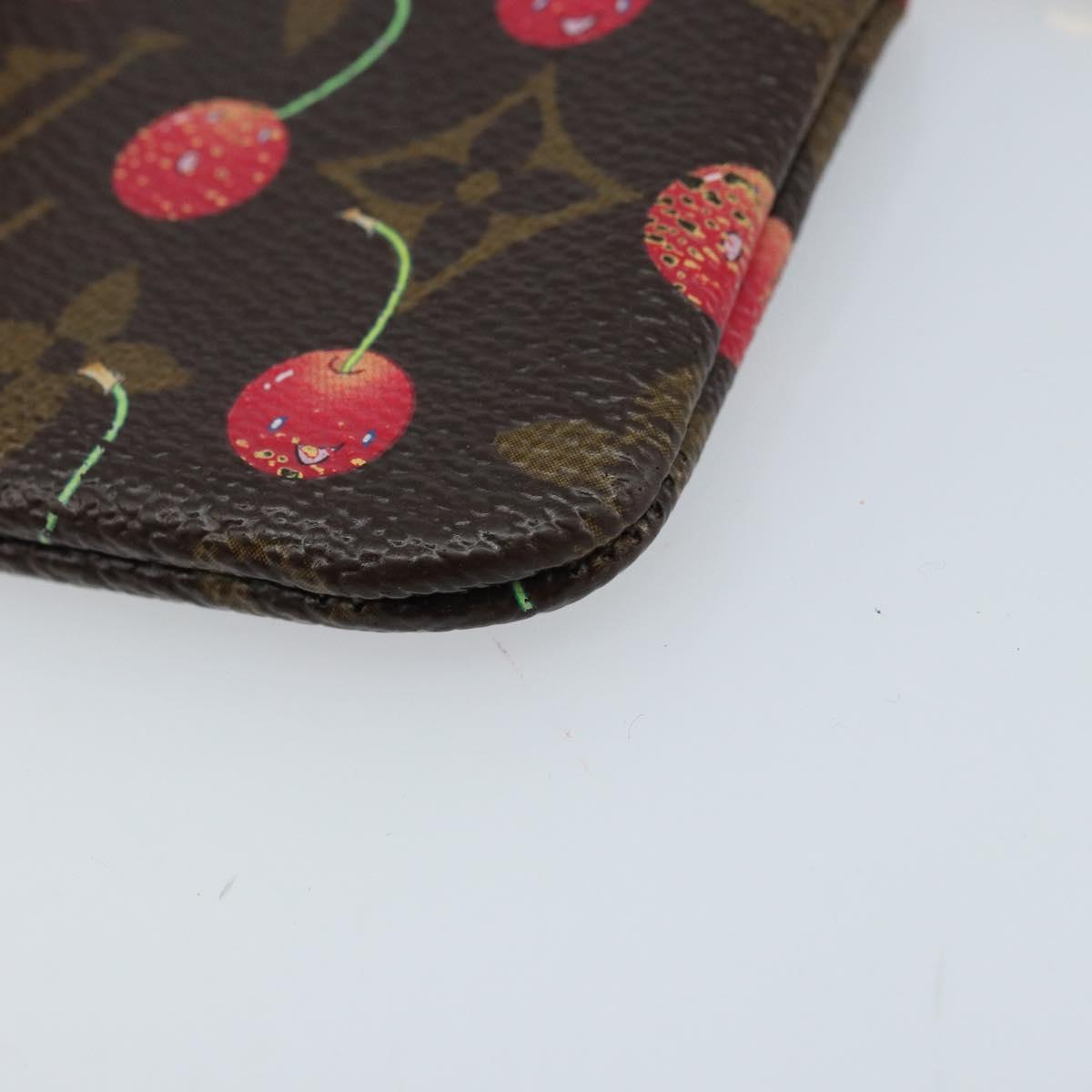 LOUIS VUITTON Monogram Cherry Pochette Cles Coin Purse M95042 LV Auth 173273V