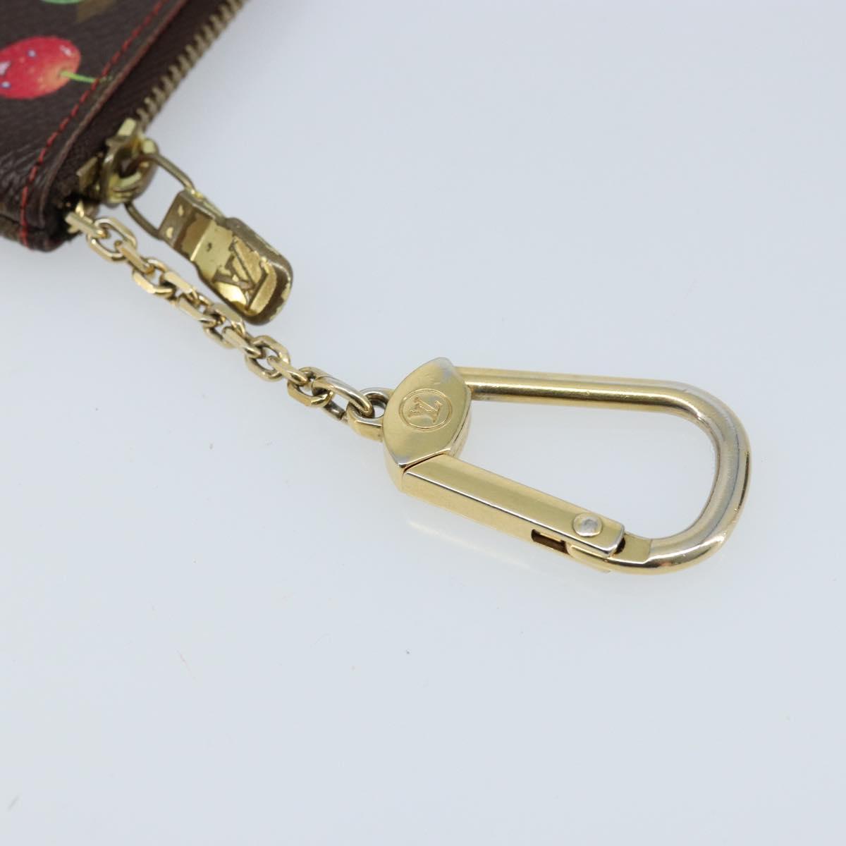 LOUIS VUITTON Monogram Cherry Pochette Cles Coin Purse M95042 LV Auth 173273V